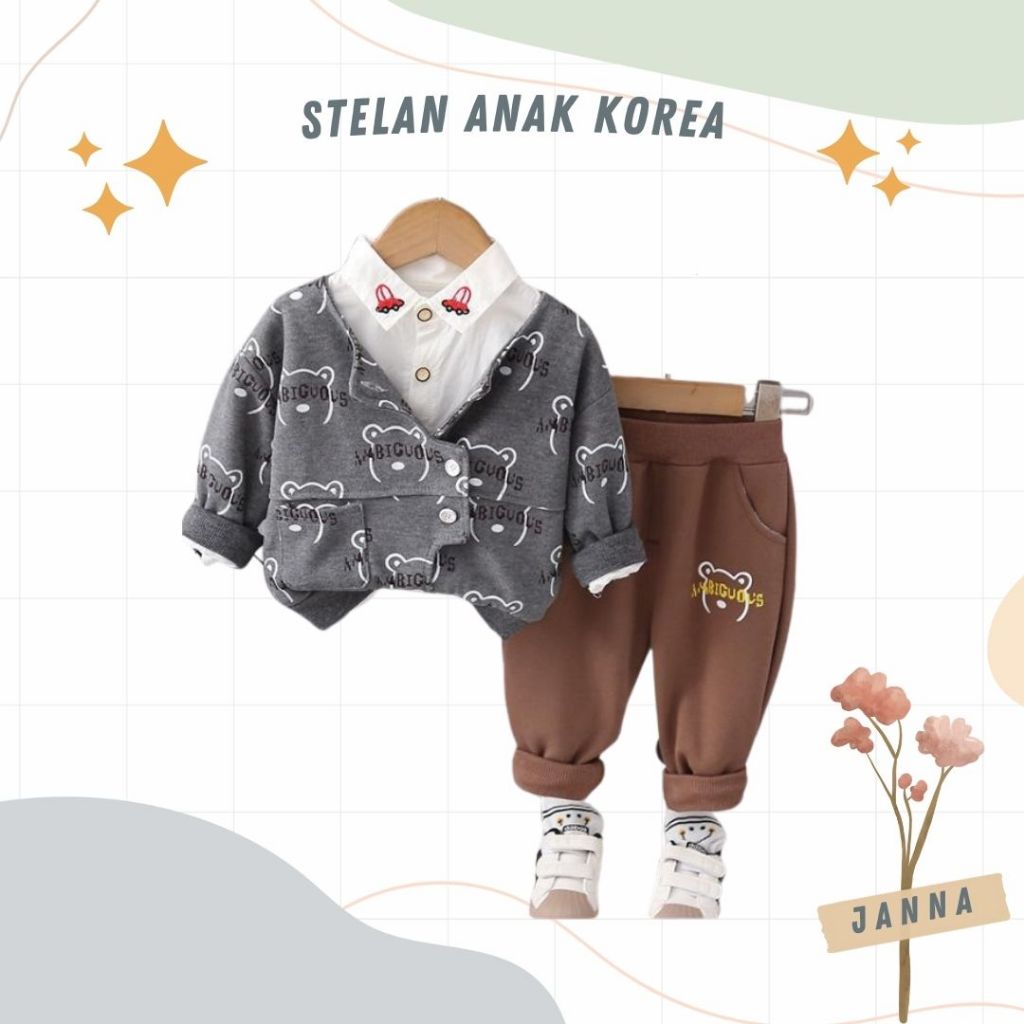 JANNA - HANDSOME KOREAN CHILDRENS SUITS GEMOY