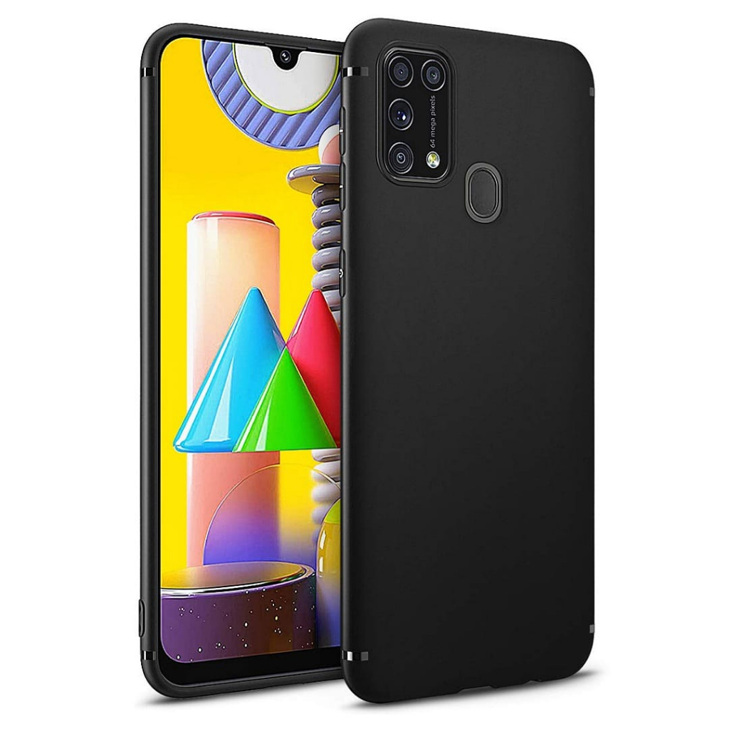 CASE SAMSUNG M31 M31S PREMIUM CASE SLIM MATTE CASE BLACK DOFF