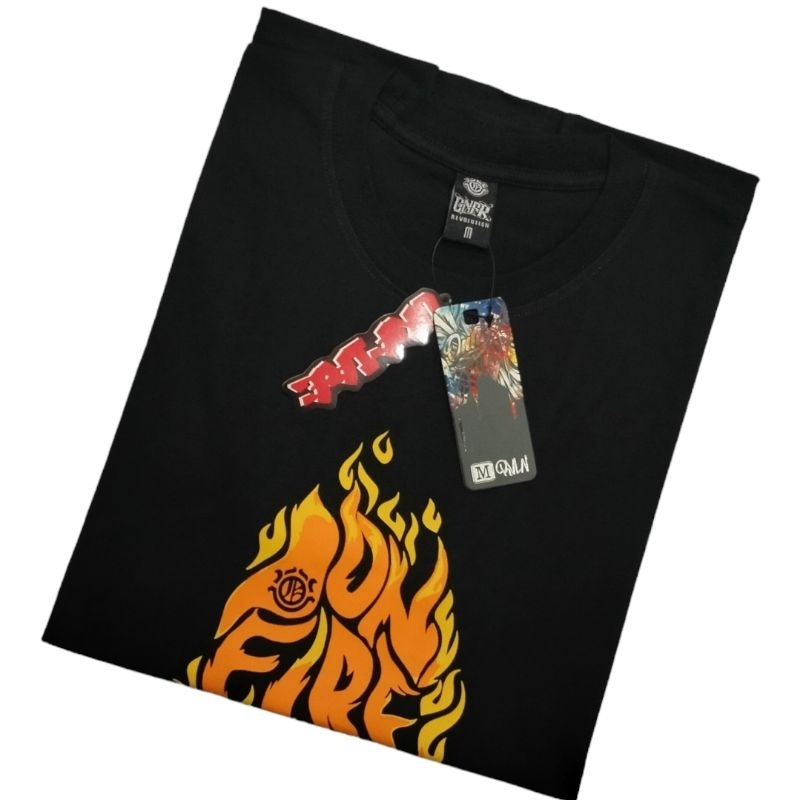 KATUN Onfire Distro เสื้อยืดผู้ชายผ้าฝ้ายเสื้อยืดแขนสั้น
