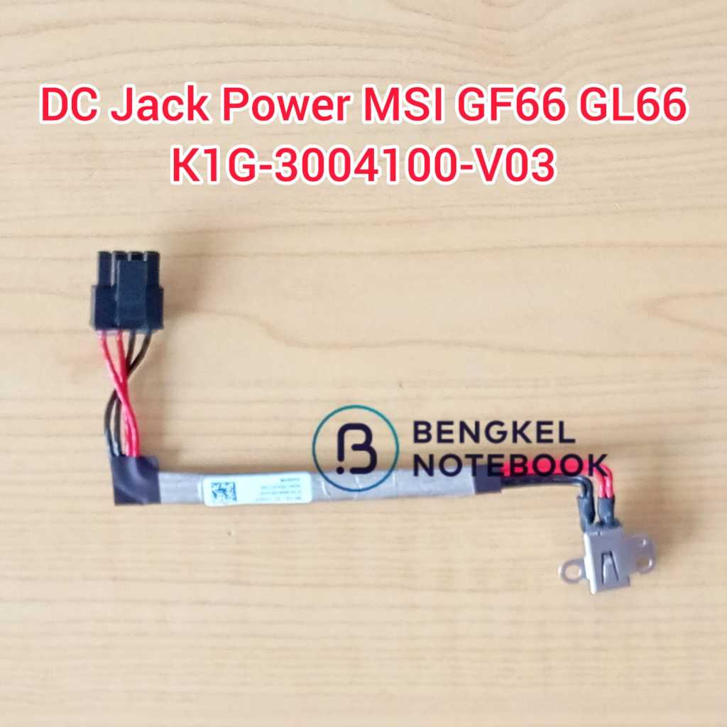 DC Jack Power MSI GF66 GL66 11UE 11UG 11UG 11UEK 11UGK 11UH MS1581 MS-1581 K1G-3