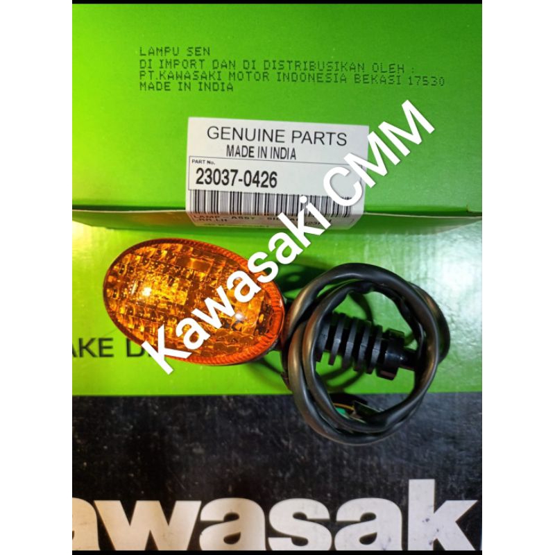 KAWASAKI ด้านหลังไฟเลี้ยวซ้าย assy W175. คาวาซากิดั้งเดิม