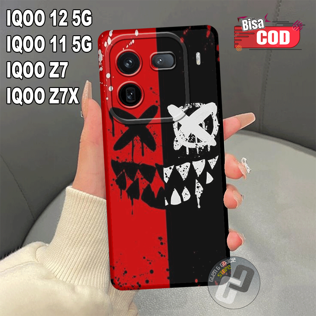 G40-Case Pro Camera IQOO 12 5G -วัสดุยางแบบยืดหยุ่น-เคส IQOO 11 5G-IQOO Z7-IQOO Z7X-