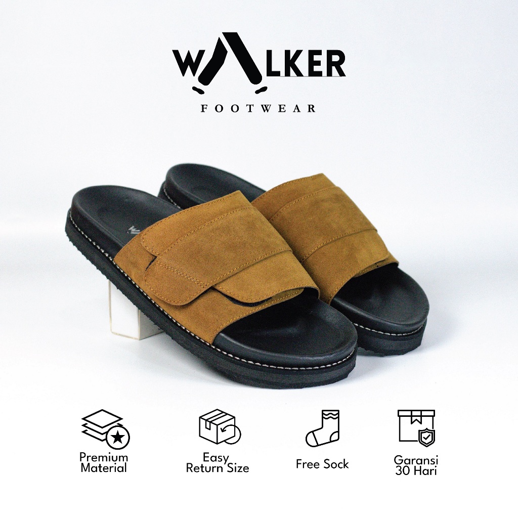 Walker Footwear - Viera Men& 39;s รองเท้าแตะลําลองสไลด์