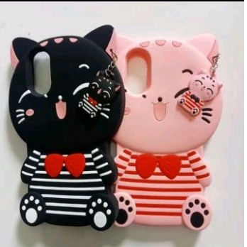 Oppo A18 (4G) / A38 (4G) Softcase 3D Mini Cat Doll Motif ตัวป้องกันโทรศัพท์มือถือที่ดีที่สุด