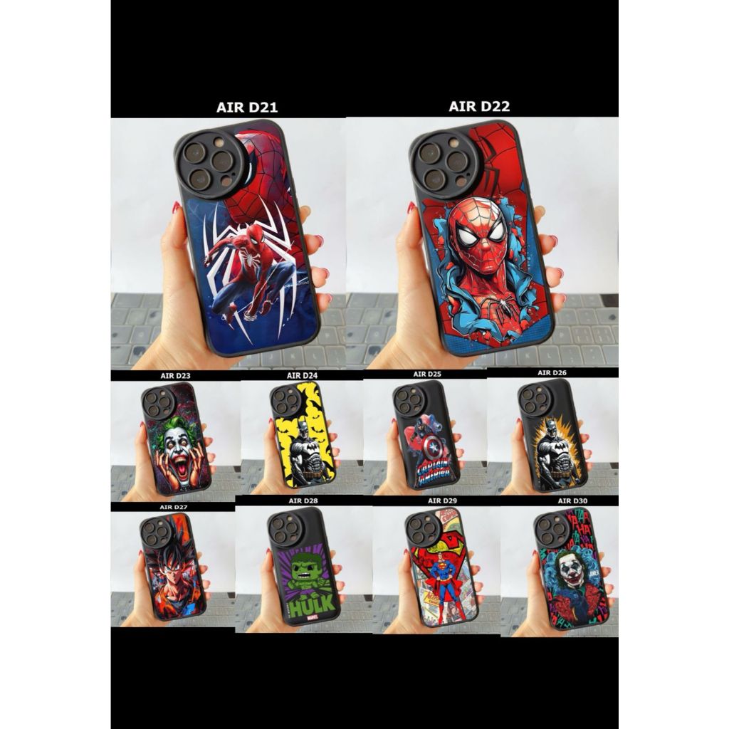 SAM A02/A02S/A01/A13/A23/A33/A53/A73/A12 CASE MOTIF CODE AIR D21-D30 GM ACC