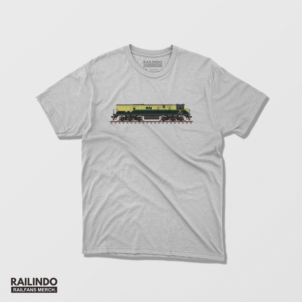 Railindo - CC201 เสื้อยืดเด็กรถไฟลายตับวินเทจ