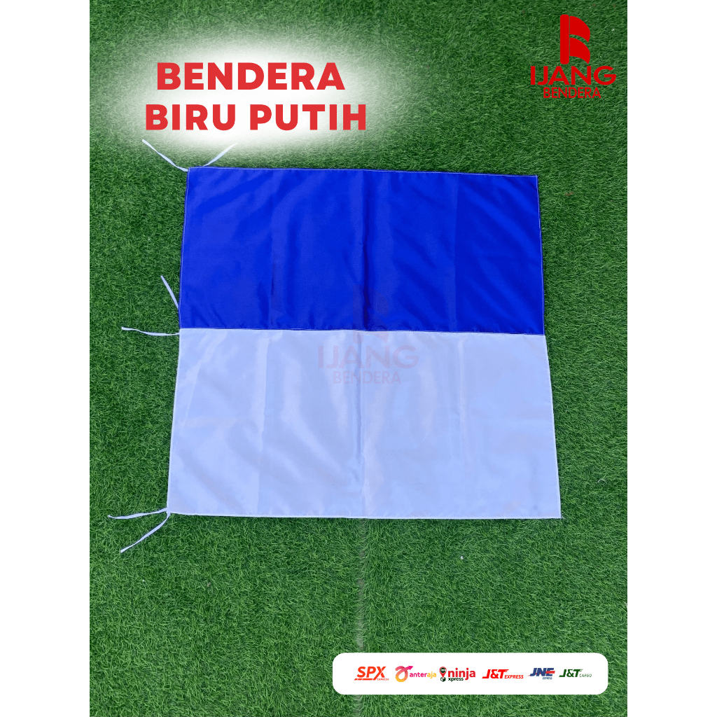 ธงสีฟ้าและสีขาว PERSIB BANDUNG STADION ธง Konvoi Parade Flag
