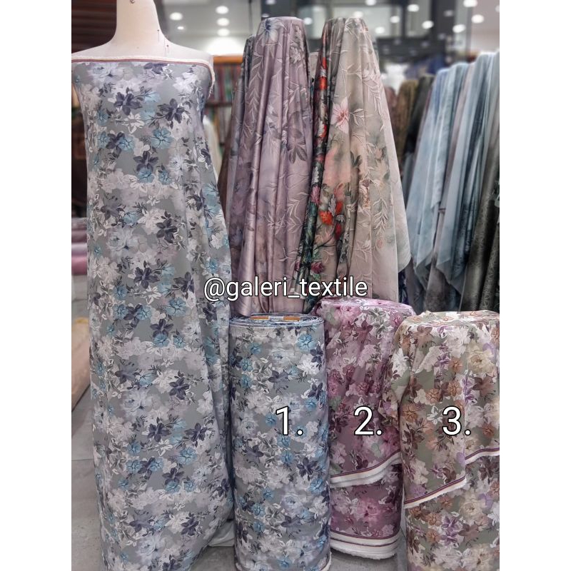 Katun ผ้าคอตตอนวิสคอสดั้งเดิม วัสดุพิมพ์ดิจิตอลเนื้อนุ่ม [ราคาต่อครึ่งเมตร (0,5mtr) ]
