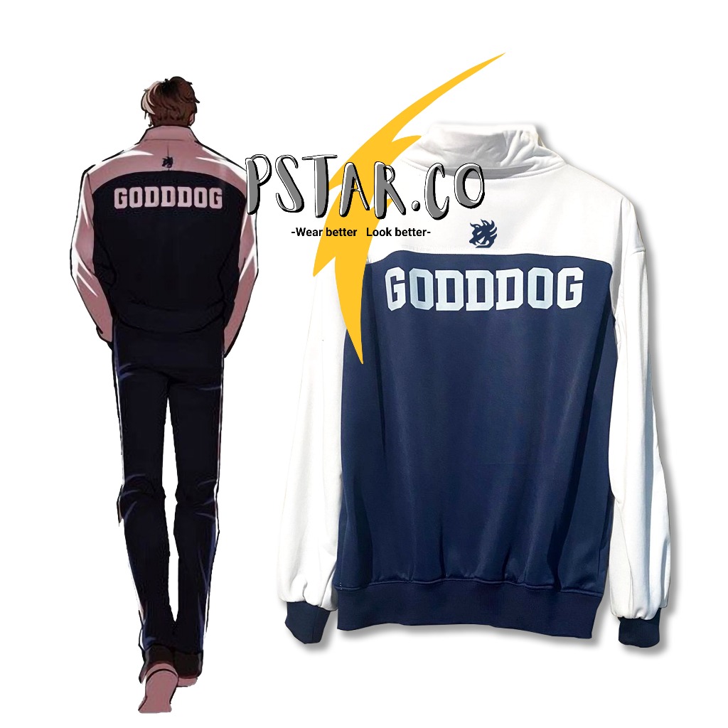 WAREHOUSE Goddog Yohan Tracktop Jacket ชุดใหม่ Allied Manhwa