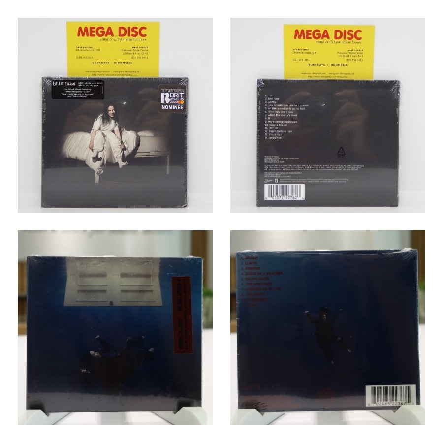 Cd Billie Eilish Album Audio Music - Check Variant / Barcode