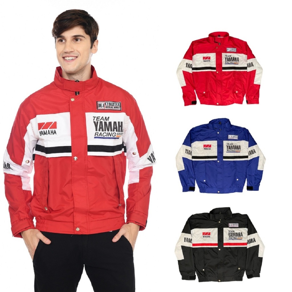 เสื้อแจ็คเก็ต Yamaha Columbia พร้อมงานปักสกรีนทีม Racing Vintage Rxking