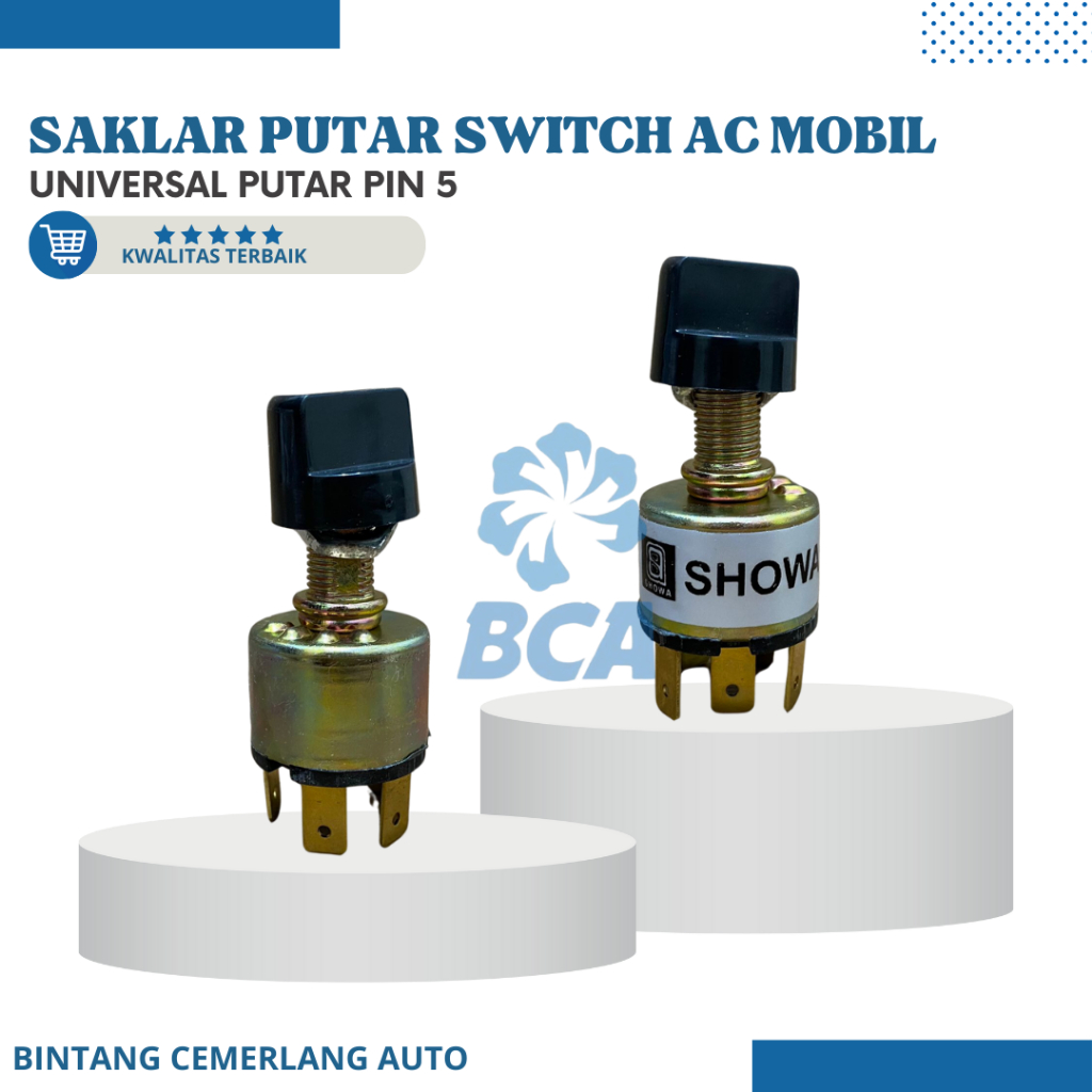 Universal Car AC SWITCH Rotary PIN 5