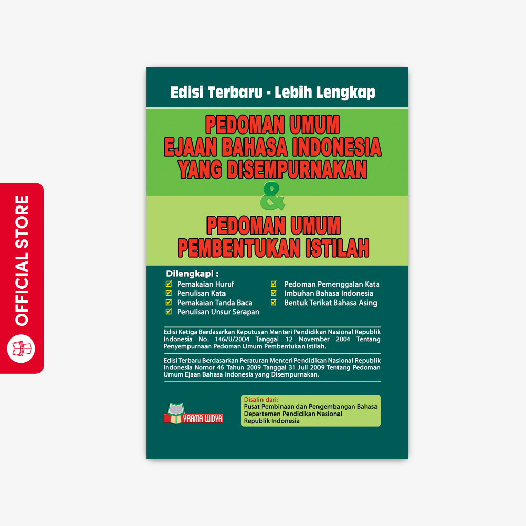 Yrama Widya - EYD General Guidelines & Termation