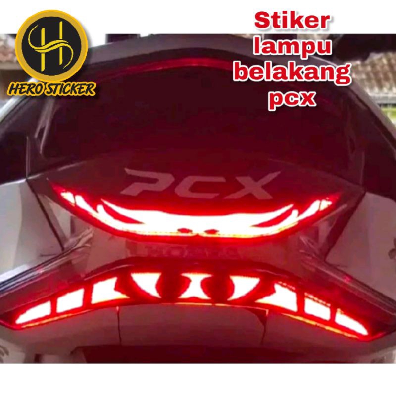 Pcx 150cc สติ๊กเกอร์ไฟท้าย/honda pcx 150cc สติ๊กเกอร์โคมสต็อปไฟท้าย