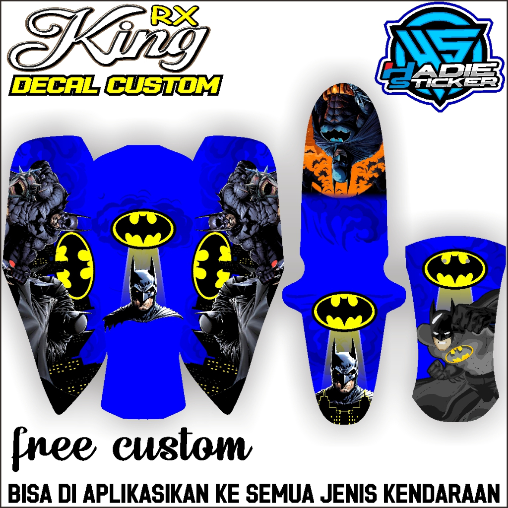 สติ๊กเกอร์ rxking decal custom batman