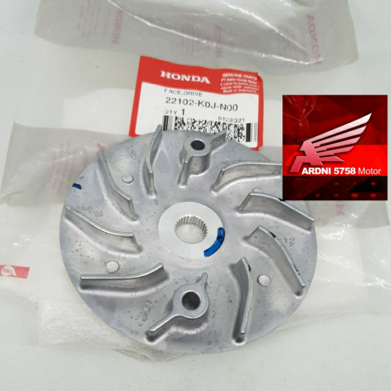 FACE DRIVE AGAINST FAN ROLLER HOUSE GENIO NEW BEAT K1A NEW SCOOPY K2F 22102K0JN00 ORIGINAL HONDA