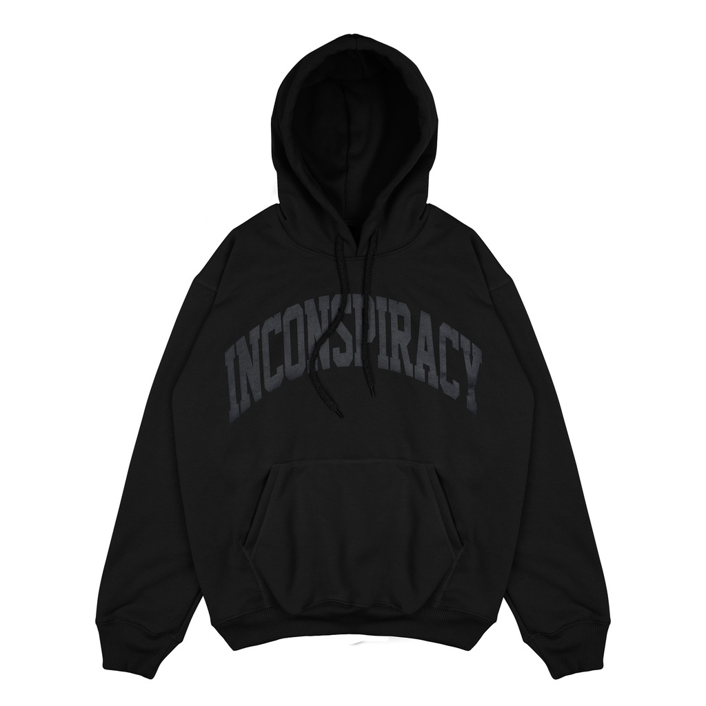 Moxie Store เสื้อฮู้ด High School Unisex - สีดําบนสีดํา