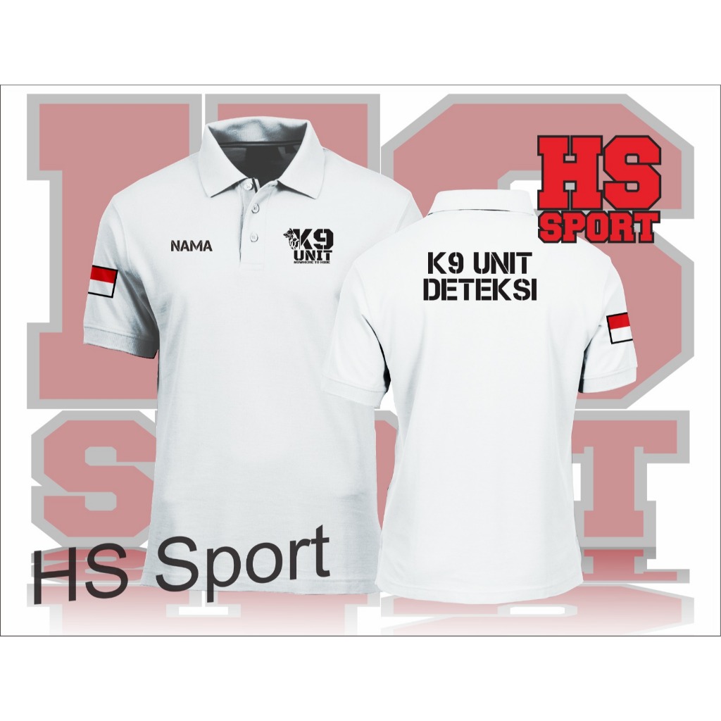 K9 DETECTION UNIT SHIRT - K9 DETECTION UNIT COLLAR SHIRT - POLO K9 DETECTION UNIT