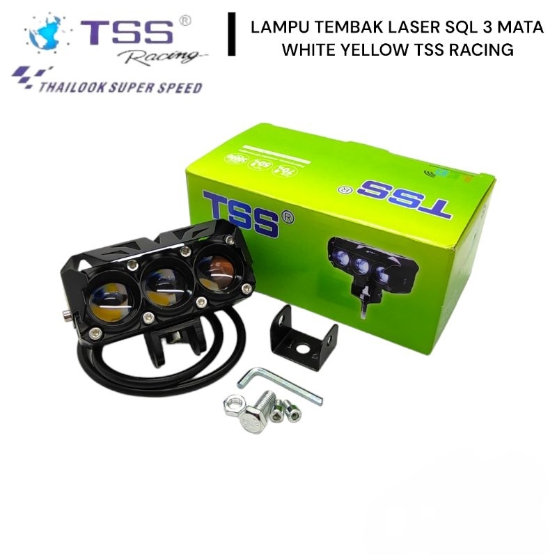 MATA TSS LASER SHOOTER LAMP / SHOOTER LAMP 3 Eyes TSS SUPER BRIGHT HI LO 20 WATT MOTORCYCLE CAR SHOO