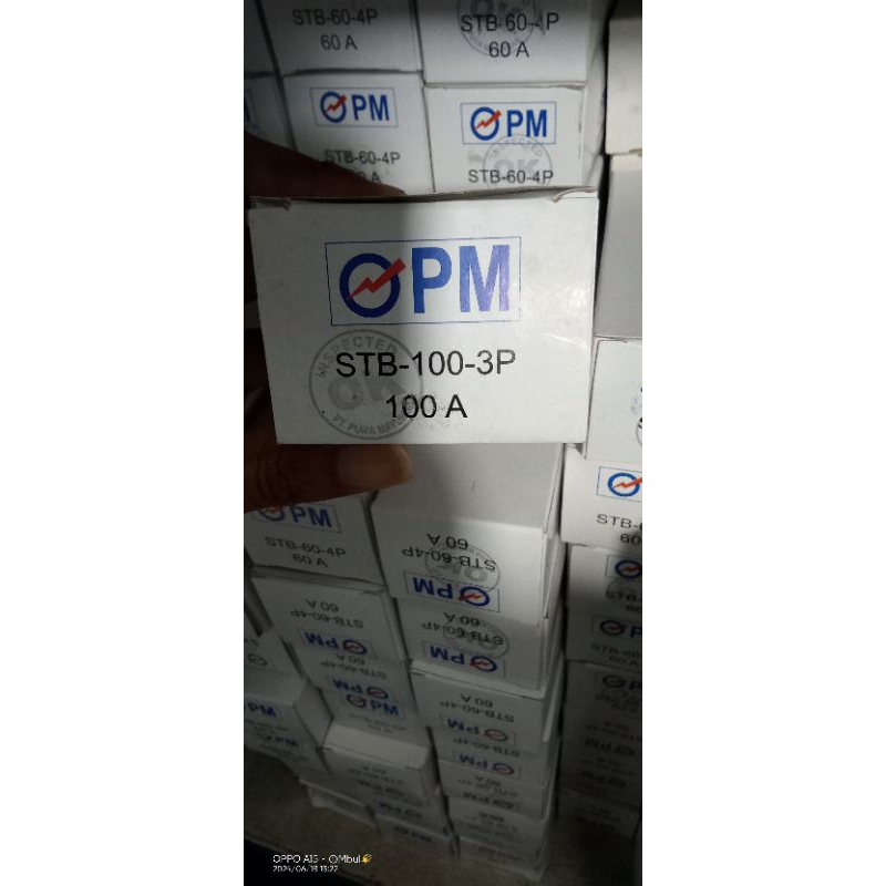 เทอร์มินอลบล็อค PM Type STB 100A-3p/4p/6p/9p