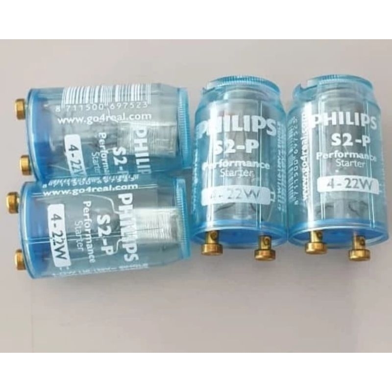 Philips S2 Lamp Starter สําหรับโคมไฟ TL / TLD 18 วัตต์ / 20 วัตต์ S2-P Performance Starter 4-22W PHILIPS