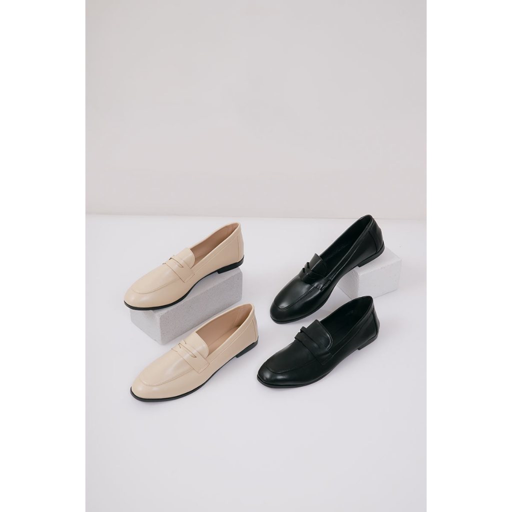 Berrybenka - Comfy Loafer Shoes ผู้หญิงเกาหลี& 39;s รองเท้าโลฟเฟอร์โซเฟีย Macinda Basic Loafer
