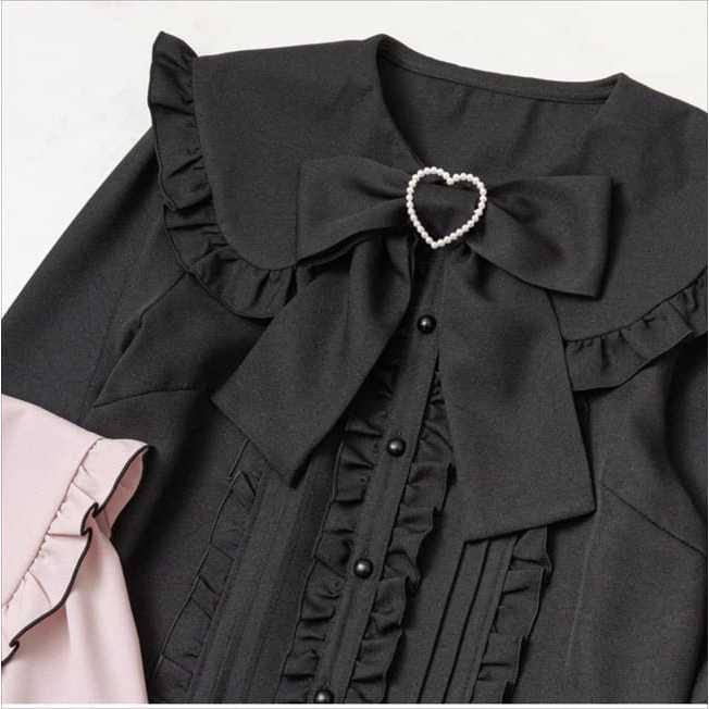 KEMEJA (AiVii) M-XXL BASIC SHIRT JIRAI KEI HARAJUKU DEARMYLOVE YUMETENBO ราคา ถูกที่สุด ดีลบีเคเค แกลเลอรีภาพที่ 5