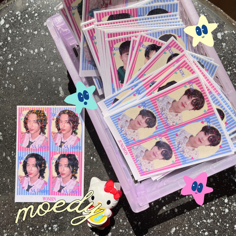 ID PHOTO STICKER KPOP TXT BTS Seventeen Enhypen NewJeans Riize BoyNextDoor