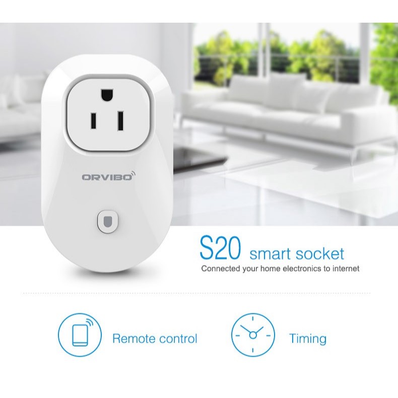 ซ็อกเก็ตอัจฉริยะ ORVIBO WIWO S20-E2/SMART HOME WIFI