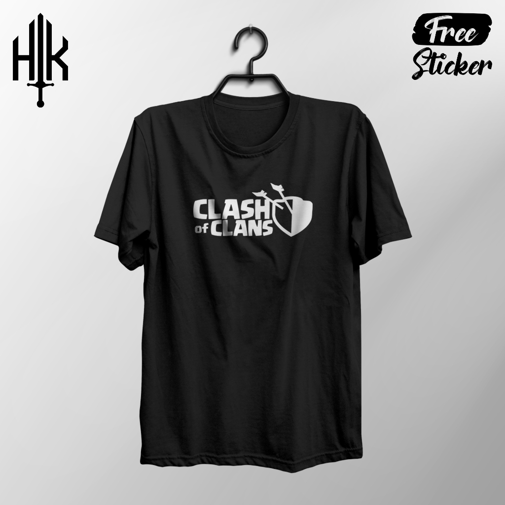 เสื้อยืด COC Clash Of Clans Logo