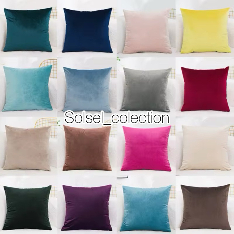 ปลอกหมอนอิงโซฟาหนังนิ่ม 30x30 40x40 45x45 50x50 60x60 หนังกลับพรีเมี่ยมธรรมดา