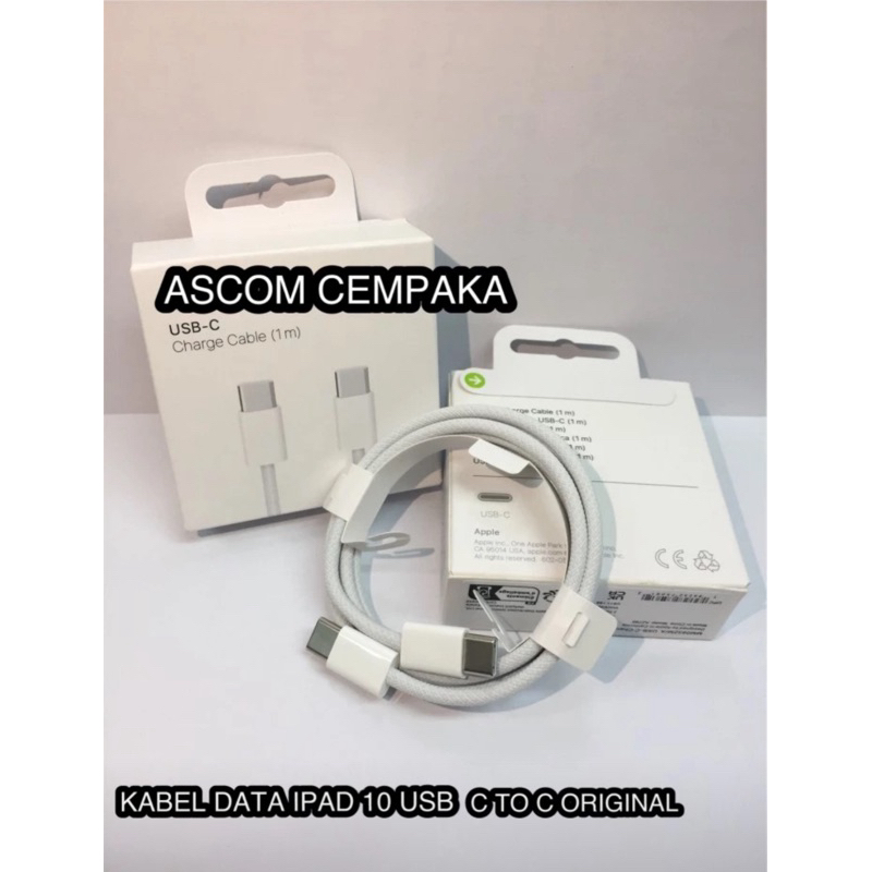 สายชาร์จ USB C c to c ไนลอน | Usb c i-pad 10 c ถึง c 1 เมตร