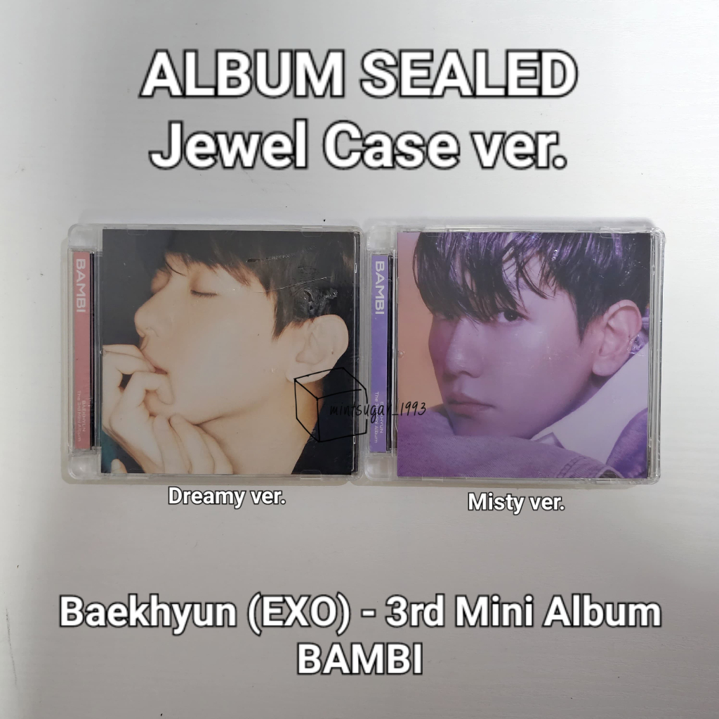 BAEK HYUN - Mini Album Vol.3 [ Bambi ] ( Jewel Case Ver. ) [ DREAMY ver / MISTY ver ] ( Byun Baekhyu