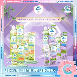 MY BABY Minyak Telon Plus Eucalyptus | Lavender 60ml 90ml 150ml || Minyak Telon Plus Bayi Anti Nyamuk Tahan Lama 8 Jam