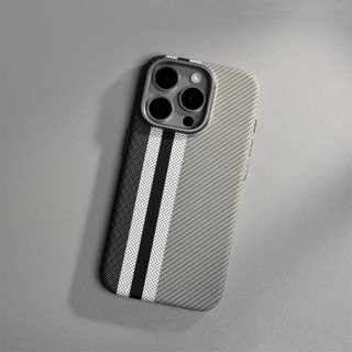 Case iPhone 12 13 14 15 16 17 Pro Max Plus Air Carbon Berserat Abu Case iPhone Casing Premium Hardcase Anti Jatuh