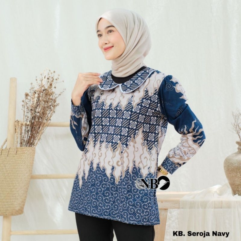 เสื้อ BATIK Modern MONALISA แขนยาว M, L, XL, XXL by berkah shop 1