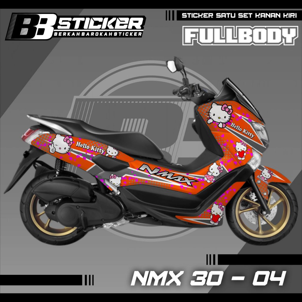 Yamaha NMAX 155 สติ๊กเกอร์รูปลอกเก่า CAN HOLOGRAM Fullbody 2015-2019 Nmx 30