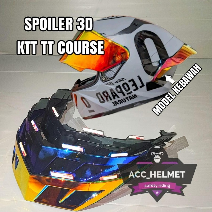 Rtf รุ่น SPOILER/IRIDIUM TTC NORISK SPOILER/KYT TT COURSE SPOILER | Ttc SPOILER RTF รุ่น/รุ่นด้านล่าง