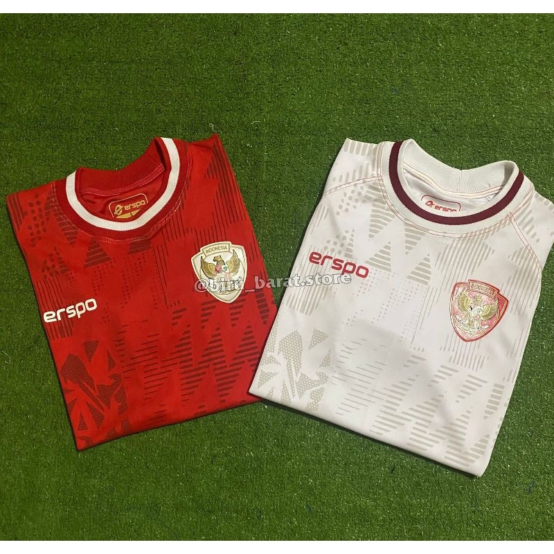 เสื้อแข่งทีมชาติอินโดนีเซีย 2024/2025 - เสื้อฟุตบอลผู้ใหญ่ (CUSTOM NAME NUMBER)
