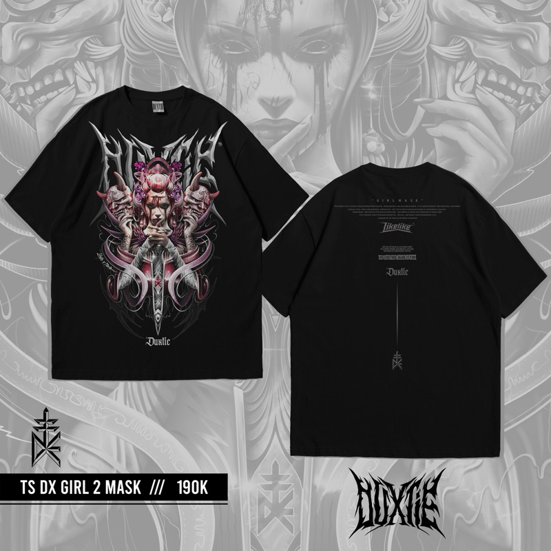 DUXTIE TSHIRT / TS DX GIRL 2 MASK / DISTRO BALI
