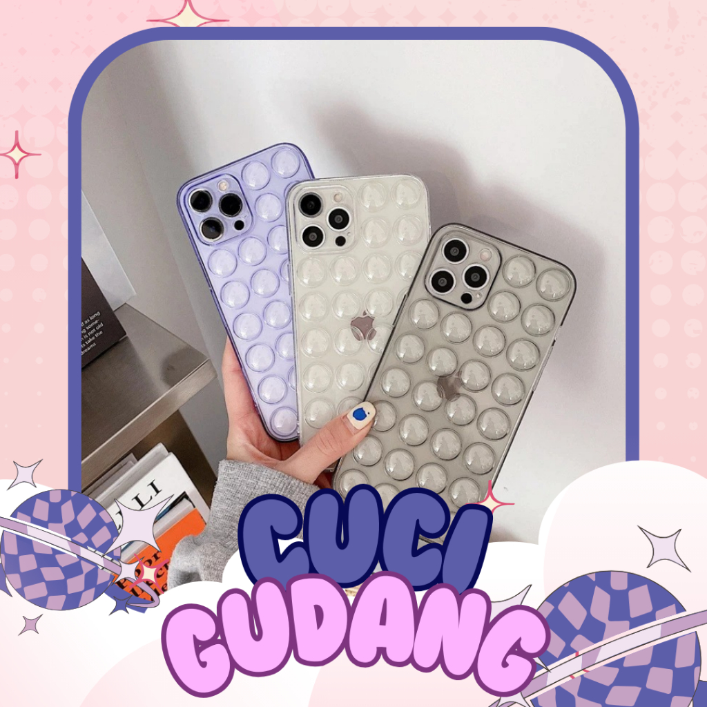 [WAREHOUSE CLEARANCE] Pop Clear Case iphone xs max 11 12 13 7 pro max redmi 9a note 11 pro plus sams