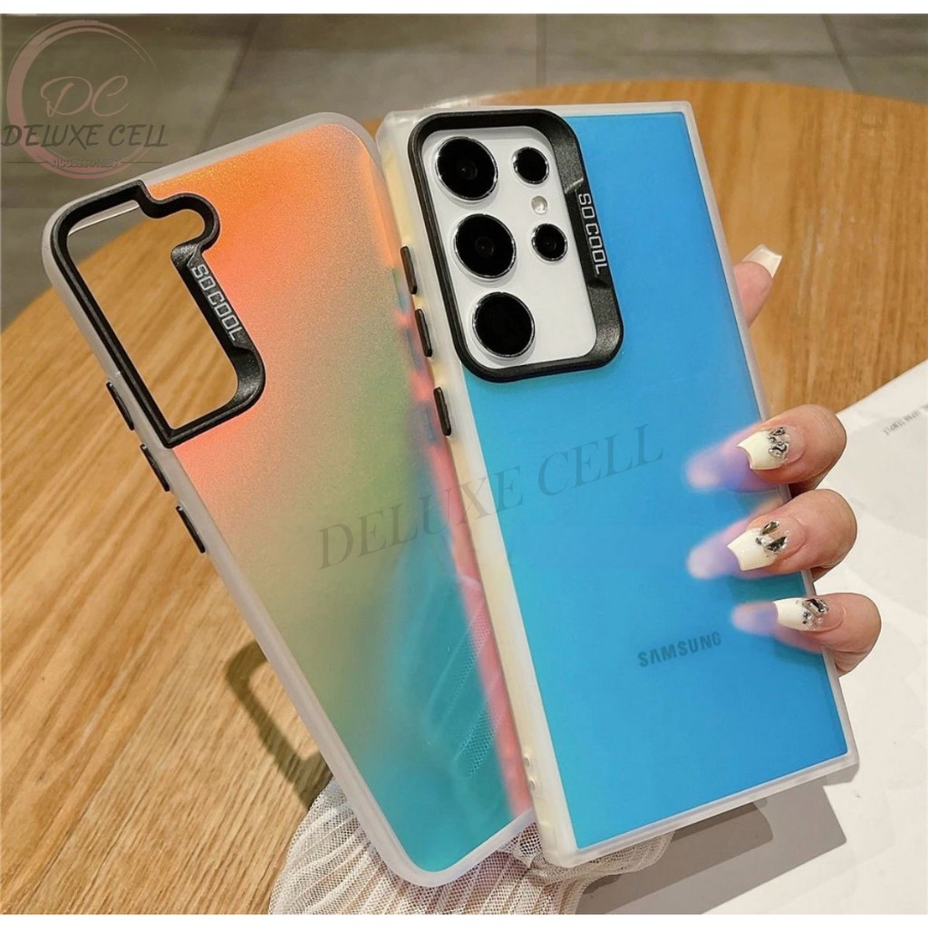 Aurora Silver Case IPHONE 15 / IPHONE 15 PRO / IPHONE 15 PRO MAX Case Hologram Silver Full Cover -DC