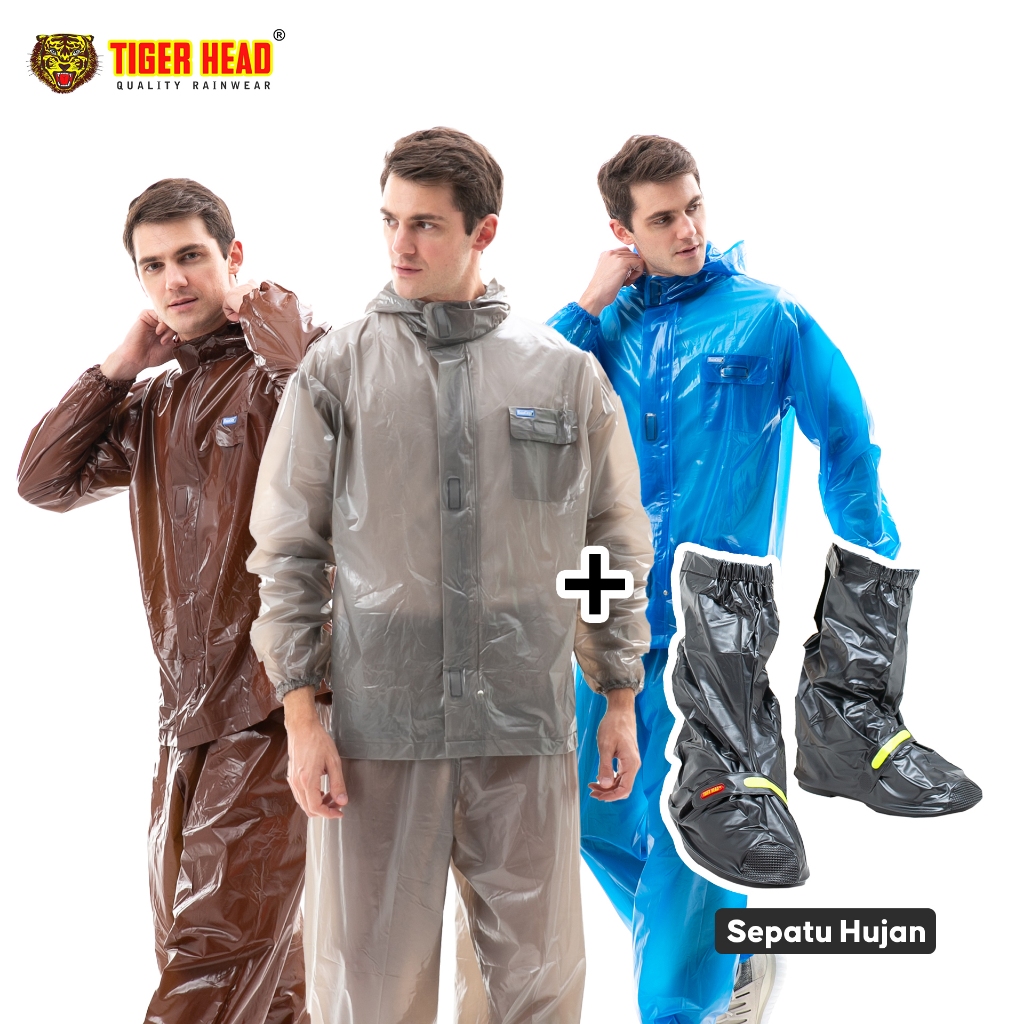 รองเท้า Tiger Head Metro รหัส 67009 x Rain City Adventure Raincoat รหัส 69131