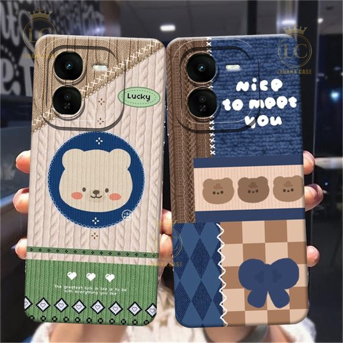 HP เคสล่าสุดสําหรับ Iqoo Z9x 2024 - Iqoo Z9x 5g Casing - Fashion Case Bear [B2.01] - เคสโทรศัพท์มือถ