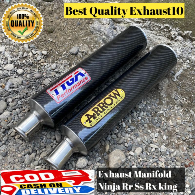 Tyga performance Exhaust Manifold 2Stroke Carbon เท่านั้น - Muffler Arrow 2Stroke