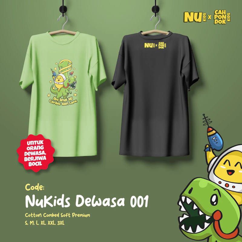 เสื้อยืด Nu SATU ABAD ADULT | Nu KIDS CAHPONDOK KIDS
