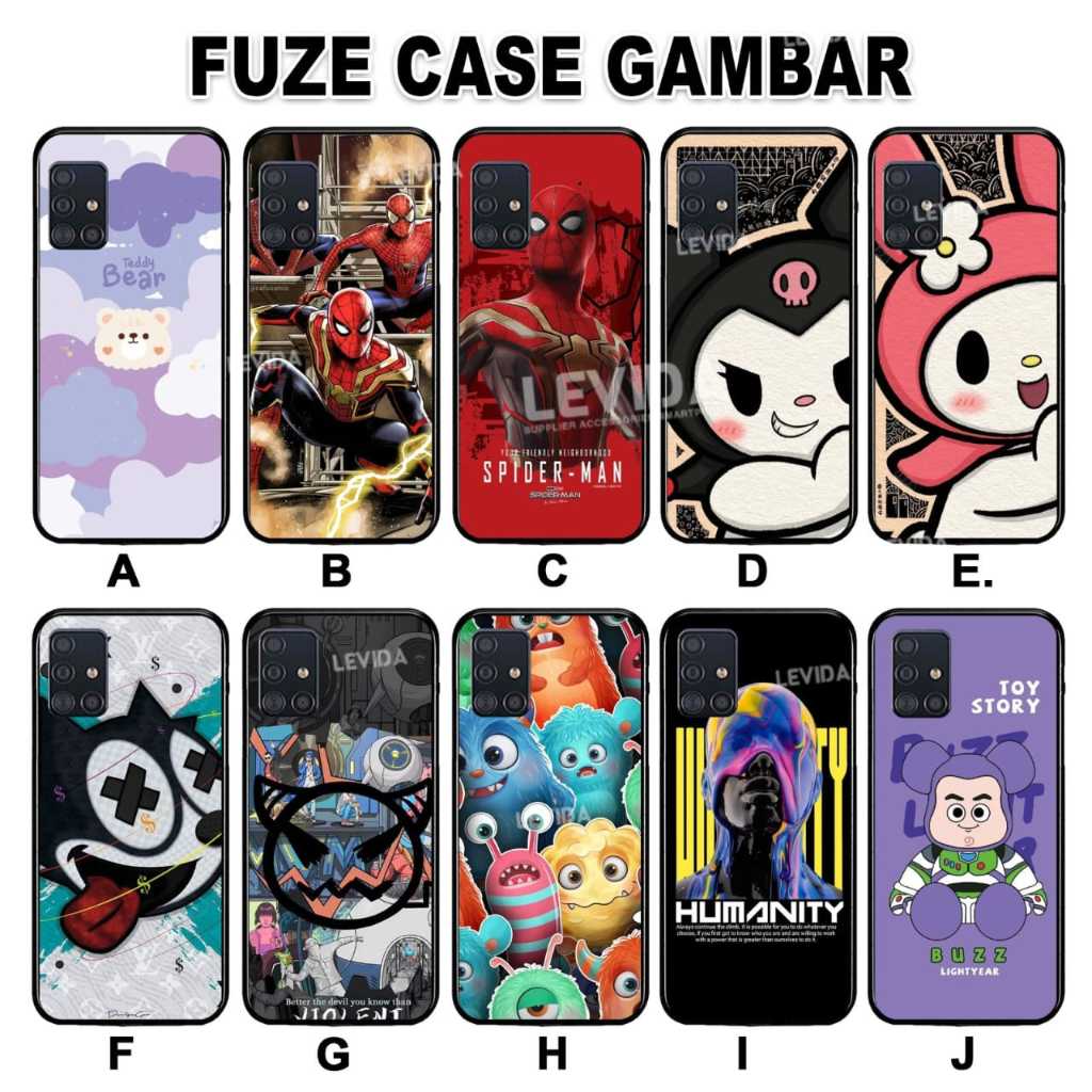 Samsung A21 Samsung A22 4g Samsung M22 Samsung M32 Samsung A25 Case ภาพการ์ตูน / FUZE Case Image FM0