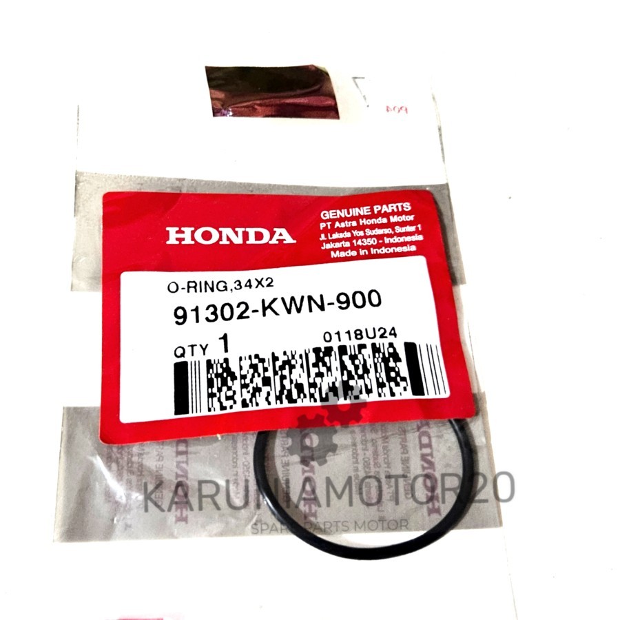 Oring Waterpump PCX/ADV/New Vario 125/150 Original AMH 91302-KWN-900