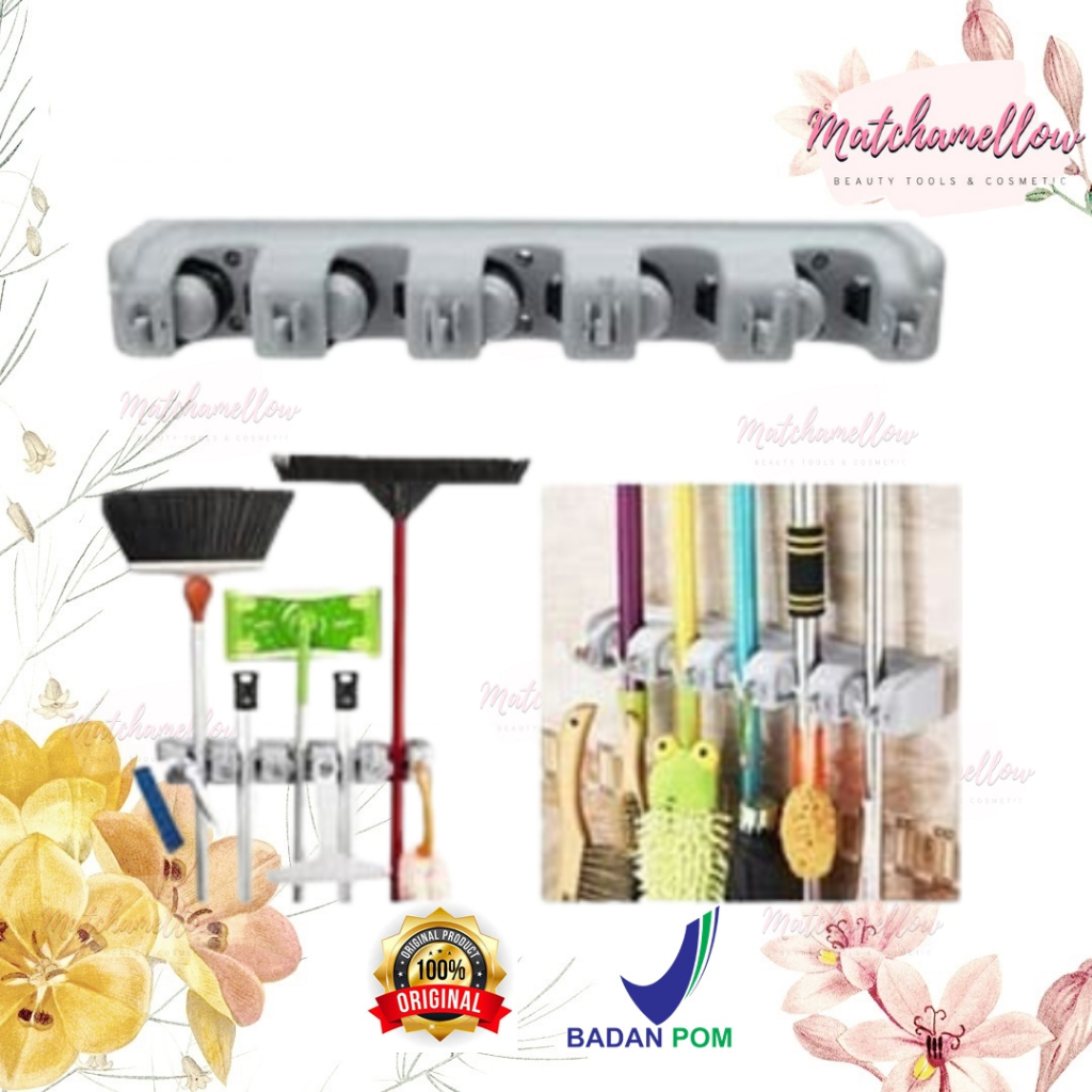 กันตุน ❄️มัทฉะ มัทฉะ❄️ 5 ช่อง - MAGIC BROOM HOLDER