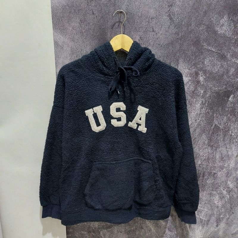 เสื้อฮู้ด Sherpa USA มือสอง